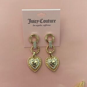 Juicy Couture earrings.